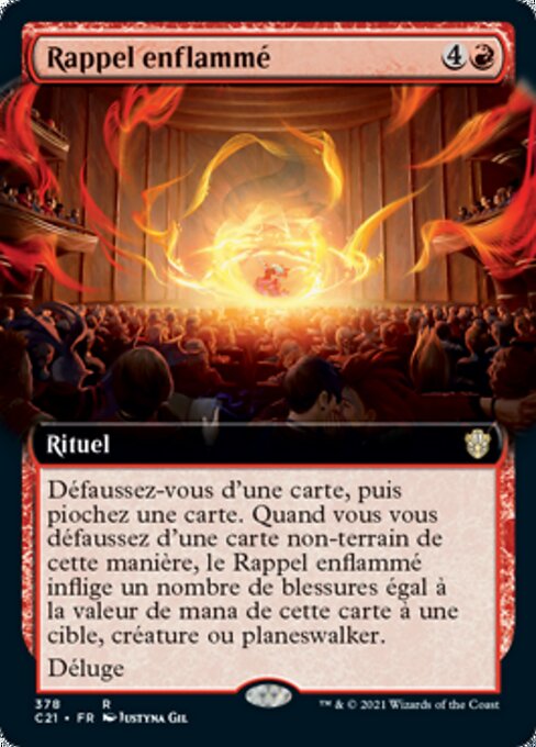 Rappel enflammé [FR]