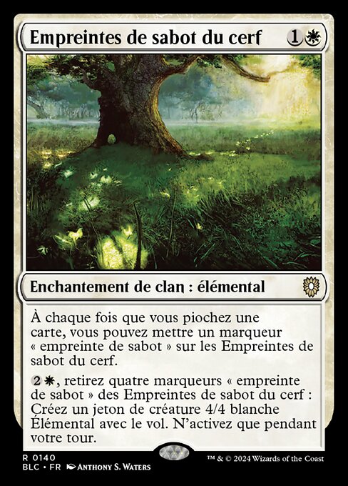 Empreintes de sabot du cerf [FR]