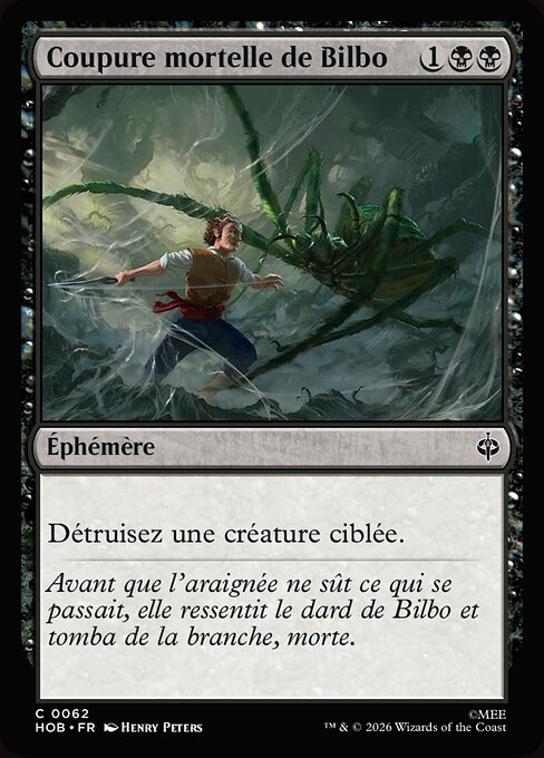 Coupure mortelle de Bilbo [FR]