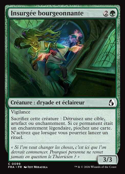 Insurgée bourgeonnante [FR] [FOIL]