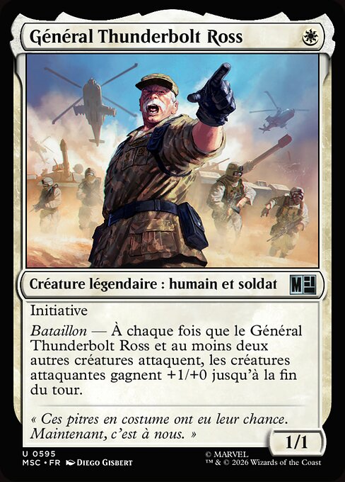 Général Thunderbolt Ross [FR]