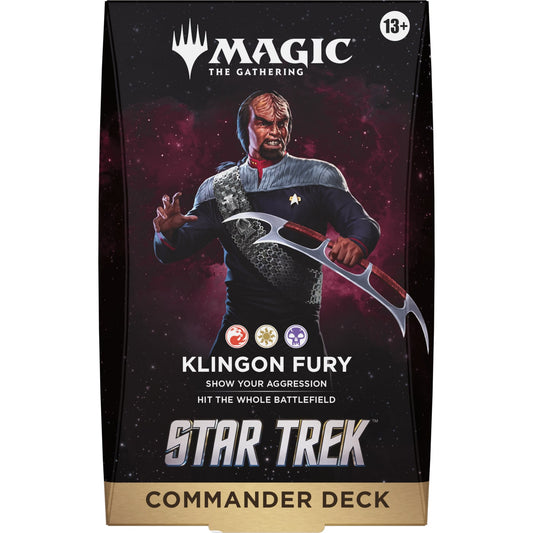 Deck Commander Star Trek Klingon Fury, vue de face