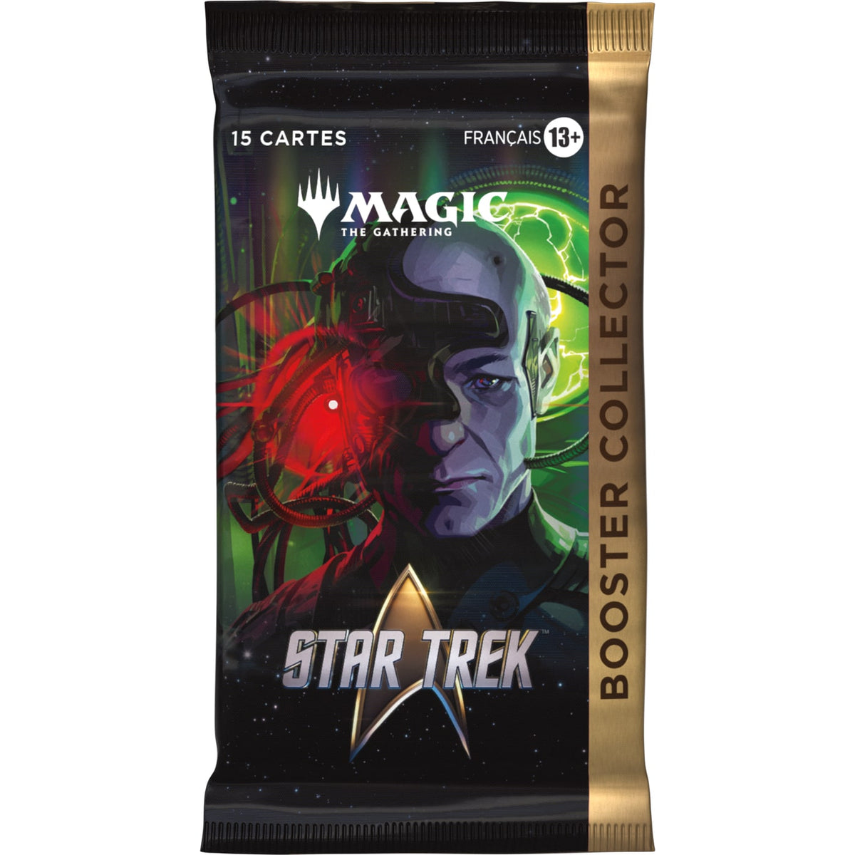 Booster collector Star Trek, vue de trois quarts