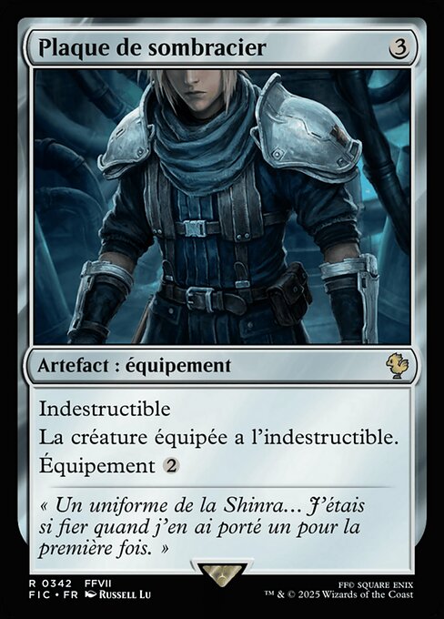 Plaque de sombracier [FR]