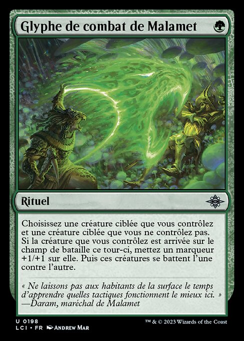 Glyphe de combat de Malamet [FR]