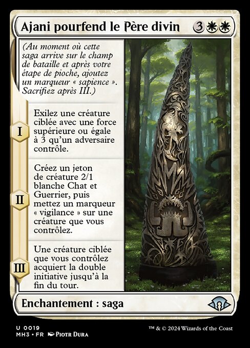 Ajani pourfend le Père divin [FR] [FOIL]