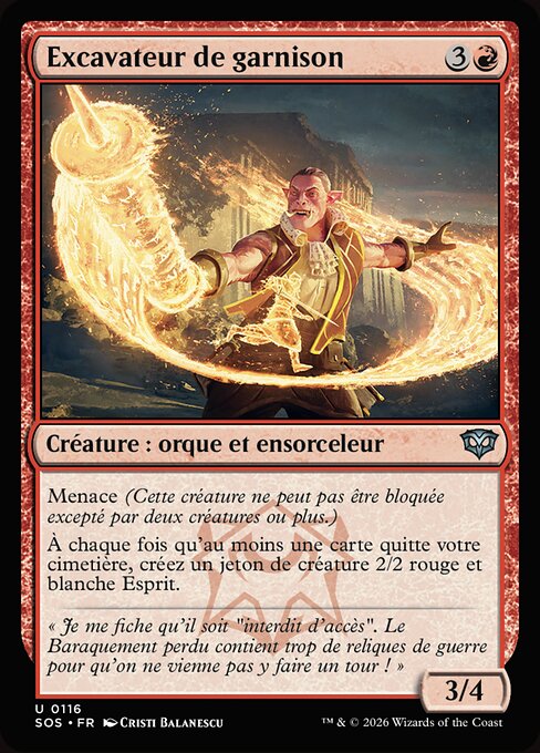Excavateur de garnison [FR]