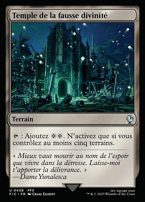 Temple de la fausse divinité [FR]
