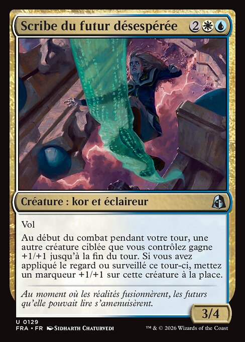 Scribe du futur désespérée [FR] [FOIL]