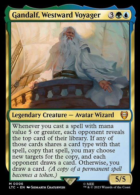 Gandalf, Westward Voyager [EN] [FOIL]