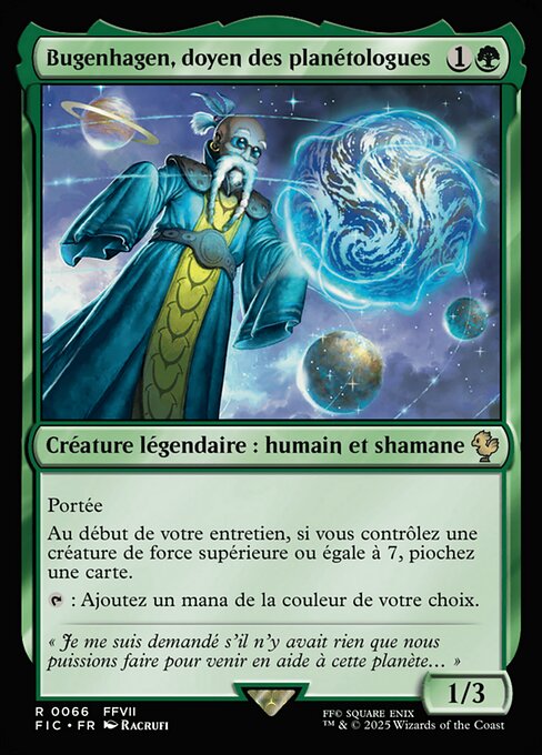 Bugenhagen, doyen des planétologues [FR]
