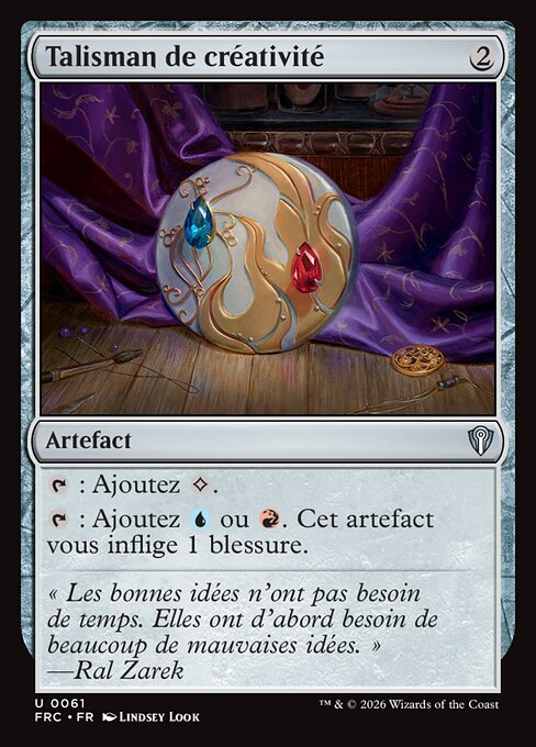 Talisman de créativité [FR]