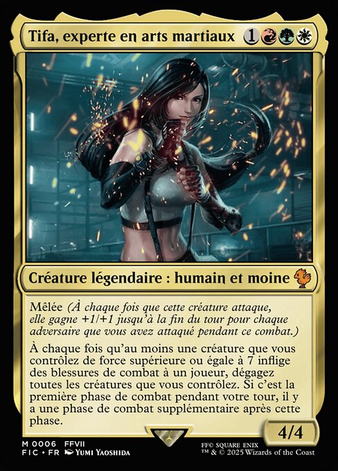 Tifa, experte en arts martiaux [FR] [FOIL]