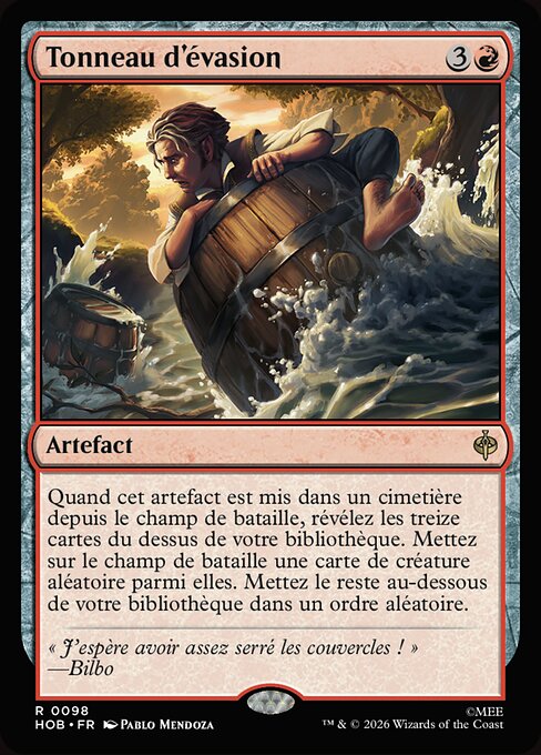 Tonneau d'évasion [FR]