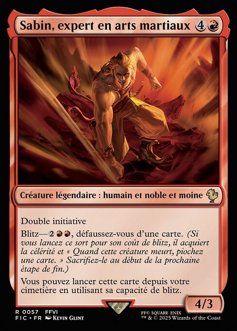 Sabin, expert en arts martiaux [FR]