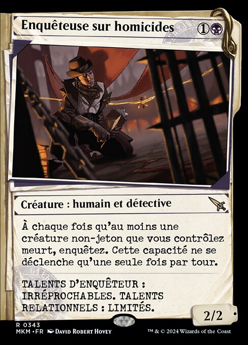 Enquêteuse sur homicides [FR] [FOIL]