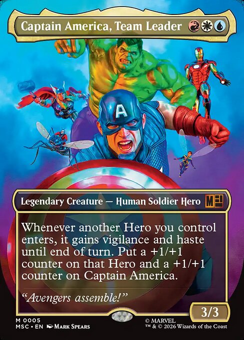 Captain America, Team Leader [FR] [FOIL]