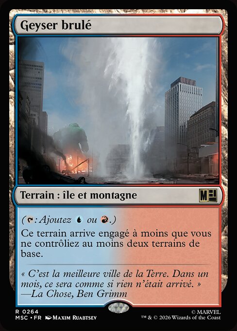 Geyser brulé [FR]