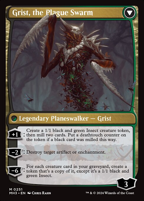 Grist, Voracious Larva // Grist, the Plague Swarm [FR]