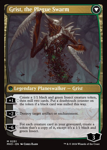 Grist, Voracious Larva // Grist, the Plague Swarm [FR]