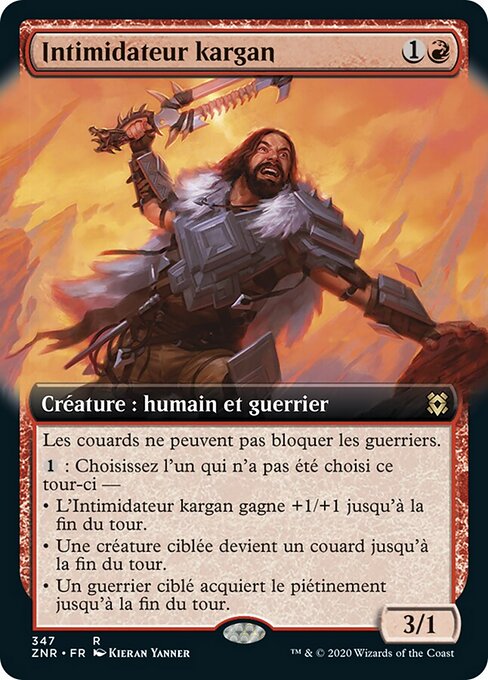 Intimidateur kargan [FR] [FOIL]