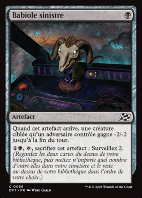 Babiole sinistre [FR]