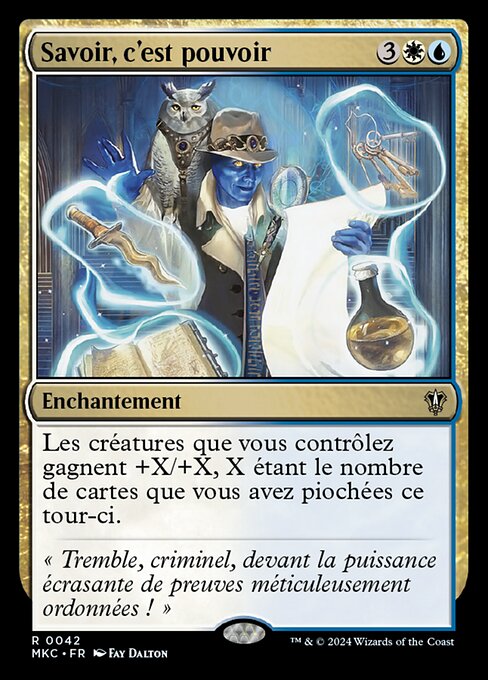 Savoir, c'est pouvoir [FR]