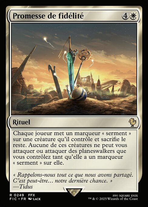 Promesse de fidélité [FR]