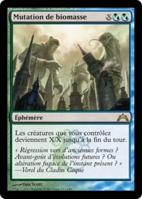Mutation de biomasse [FR]