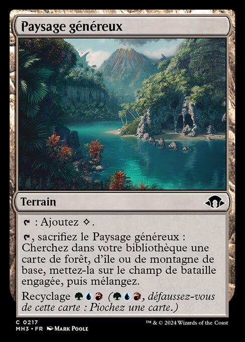 Paysage généreux [FR]