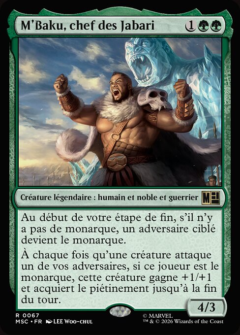 M'Baku, chef des Jabari [FR]