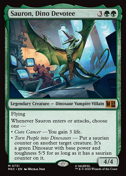 Sauron, Dino Devotee [FR]