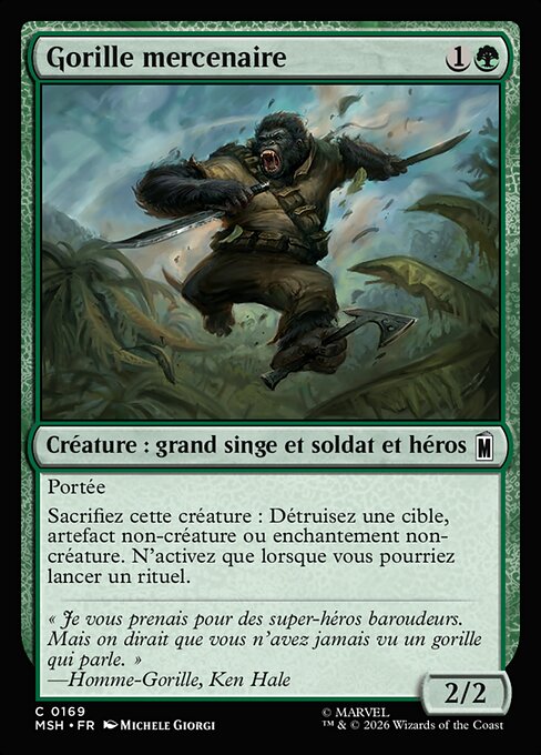 Gorille mercenaire [FR]