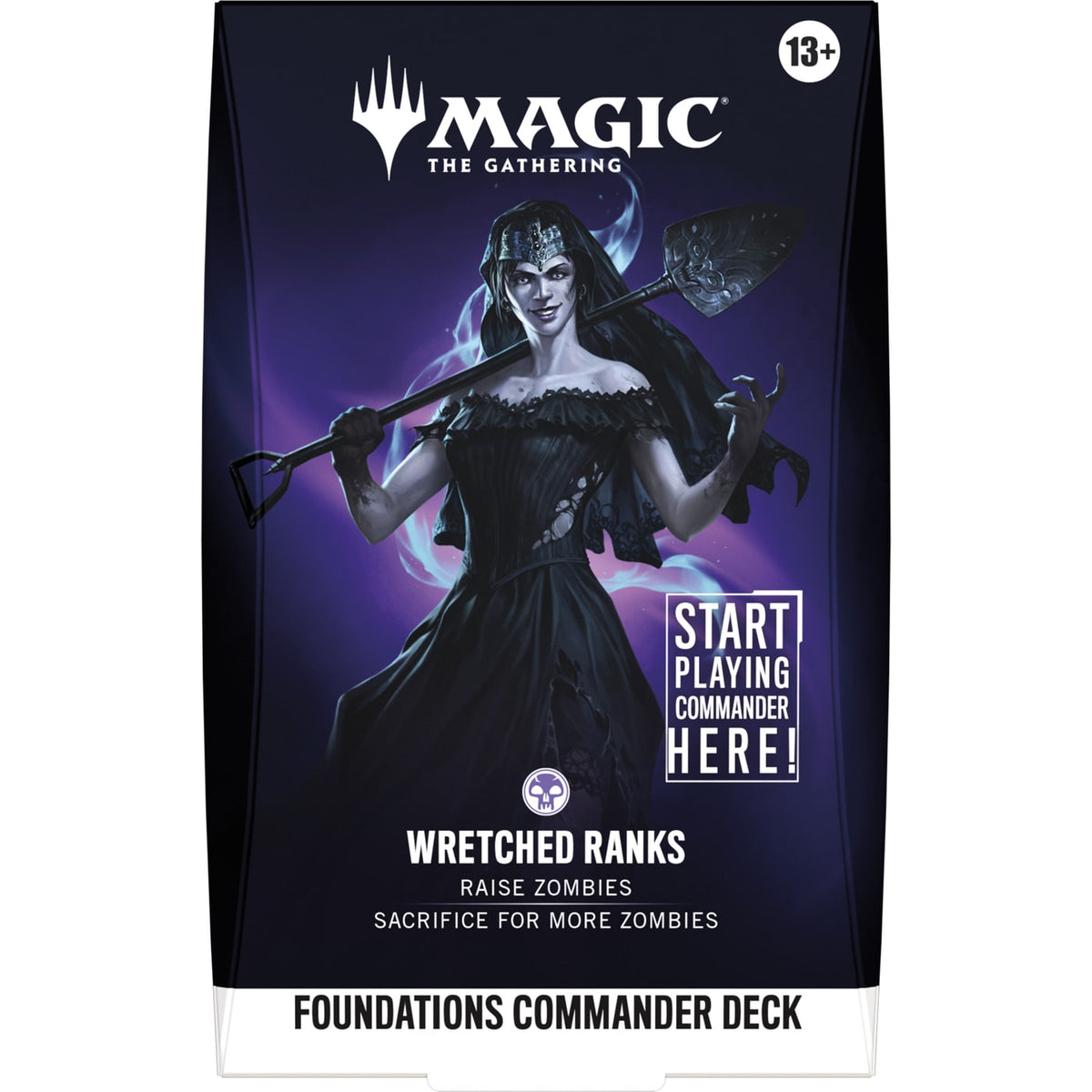 Deck Commander Foundations Wretched Ranks, face avant de la boîte