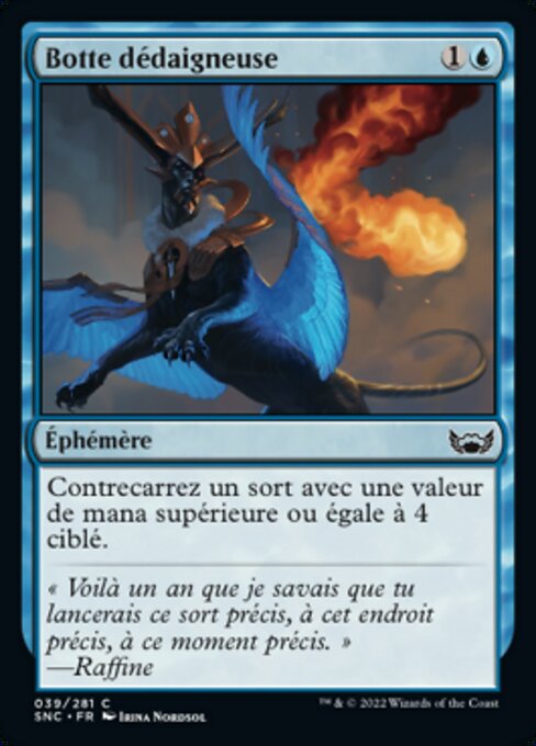 Botte dédaigneuse [FR]
