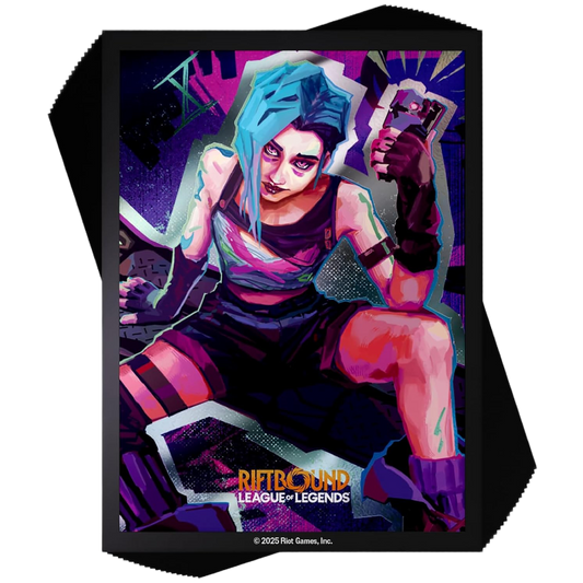Pack de 100 Sleeves Riftbound Officiel : Jinx