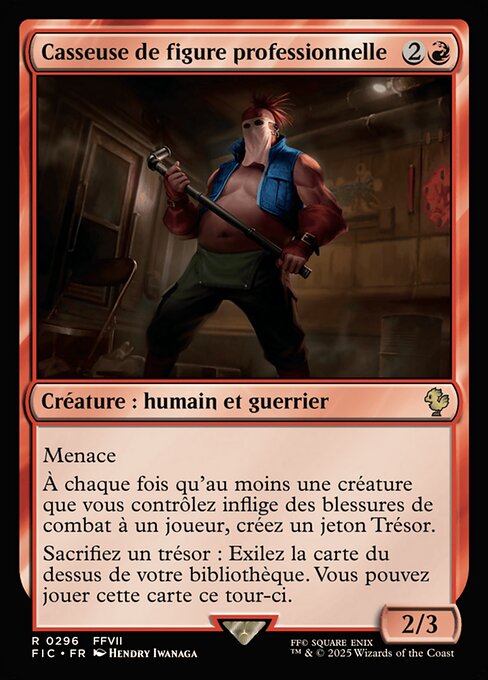Casseuse de figure professionnelle [FR]