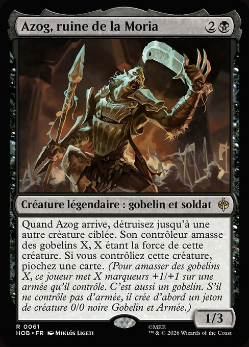 Azog, ruine de la Moria [FR] [FOIL]