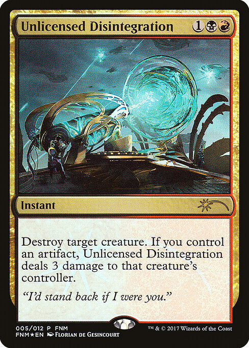 Unlicensed Disintegration [FR] [FOIL]