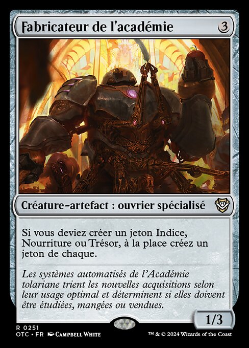 Fabricateur de l'académie [FR]