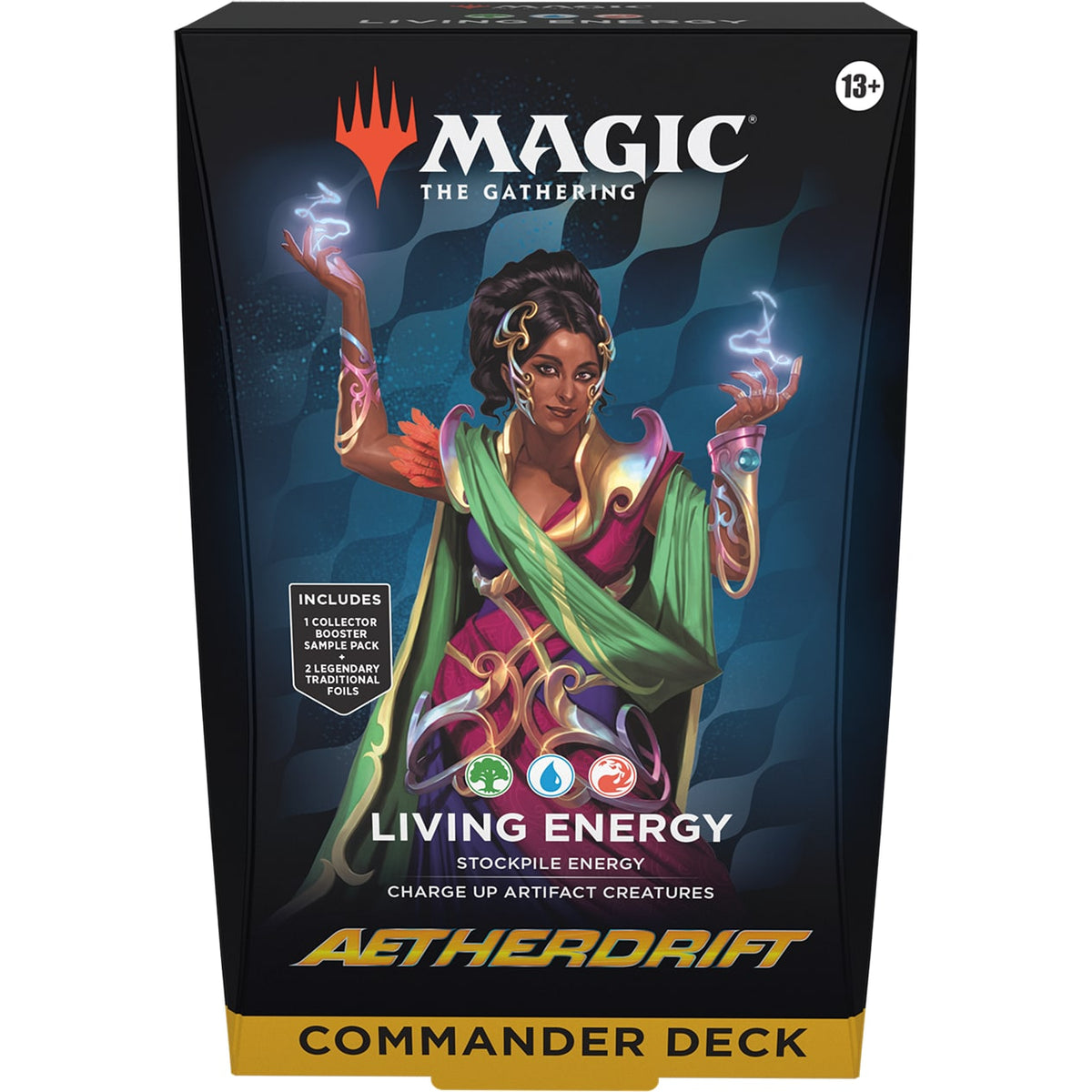 Deck Commander Aetherdrift Living Energy, vue de face