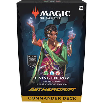 Deck Commander Aetherdrift Living Energy, vue de face
