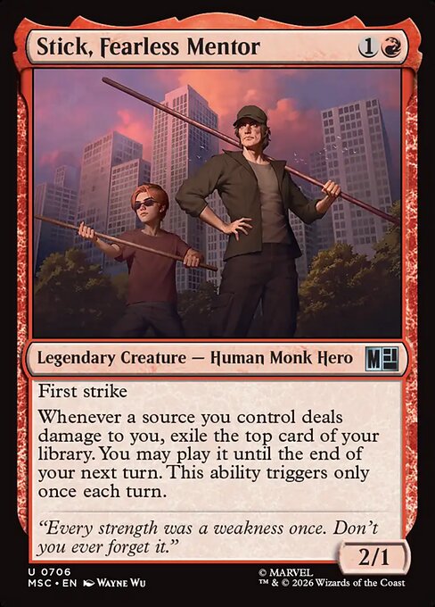 Stick, Fearless Mentor [FR]