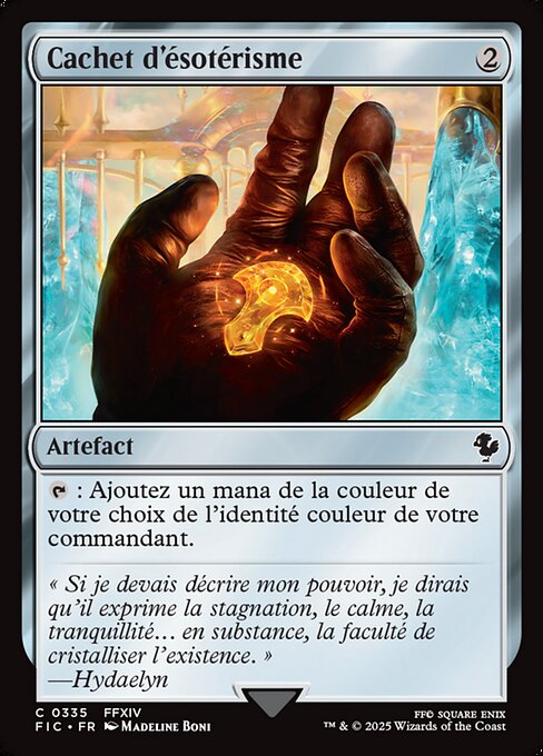 Cachet d'ésotérisme [FR]