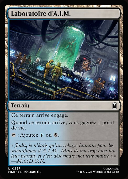 Laboratoire d'A.I.M. [FR] [FOIL]