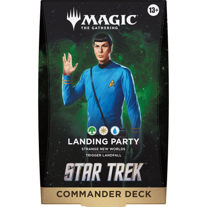 Deck Commander Star Trek Landing Party, vue de face