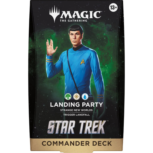 Deck Commander Star Trek Landing Party, vue de face