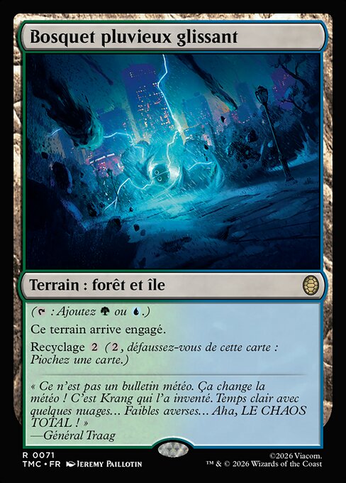 Bosquet pluvieux glissant [FR]