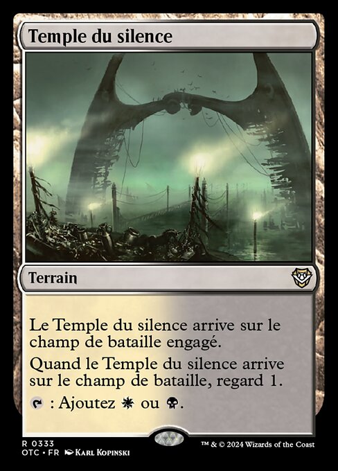 Temple du silence [FR]