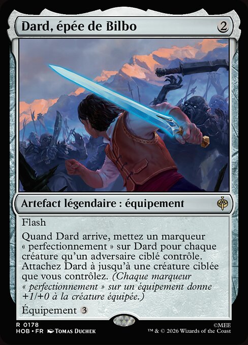 Dard, épée de Bilbo [FR] [FOIL]